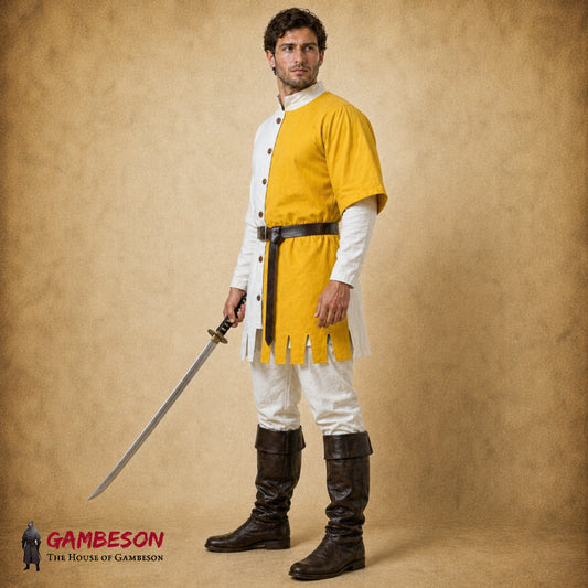Cotton Medieval Tunic & Surcoat – Viking Ren Faire Costume