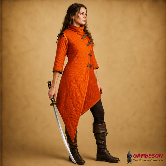 Handmade Medieval Gambeson – Viking Padded Armor for LARP & SCA