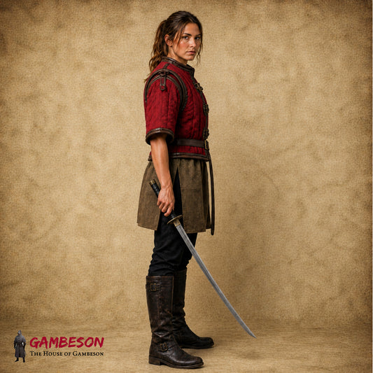 Medieval Gambeson Costume – LARP Apparel, Viking & Renaissance Fair Armor for Events