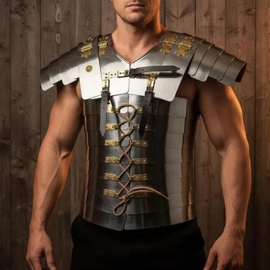 Lorica Segmentata, Medieval Roman Armor, LARP Costume - Collectible Replica