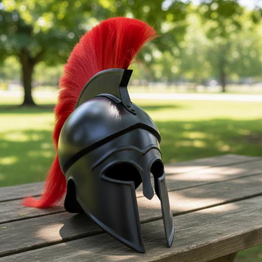 Greek Corinthian Warrior Helmet – Medieval Armor Gift with  Display Stand