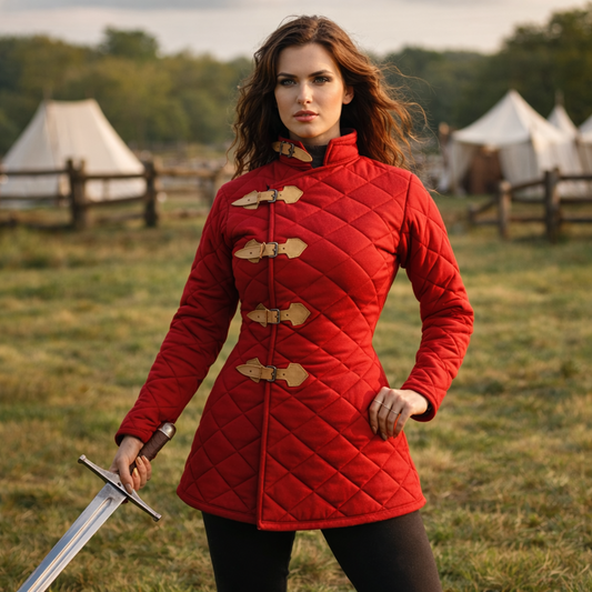 Viking Medieval Gambeson Jacket for Ren Faire & LARP Costume