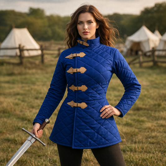 Viking Medieval Gambeson Jacket for Ren Faire & LARP Costume