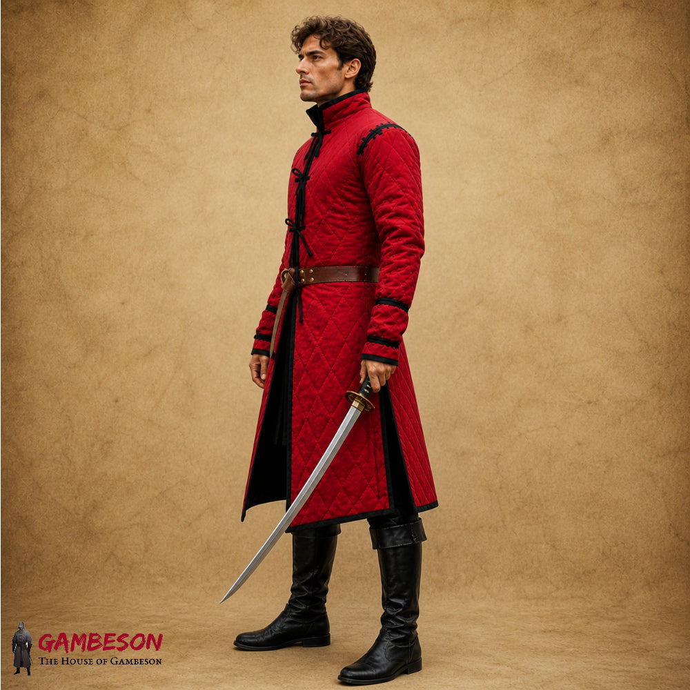 Medieval Quilted Gambeson – Cotton LARP & Renfaire Armor