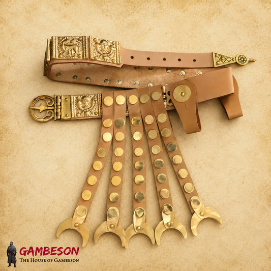 She-Wolf Roman Cingulum Belt – Handmade Reenactment Costume Accessory