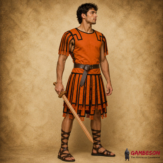 Roman Subarmalis – Wine with White Trim | Roman Soldier Military Costume