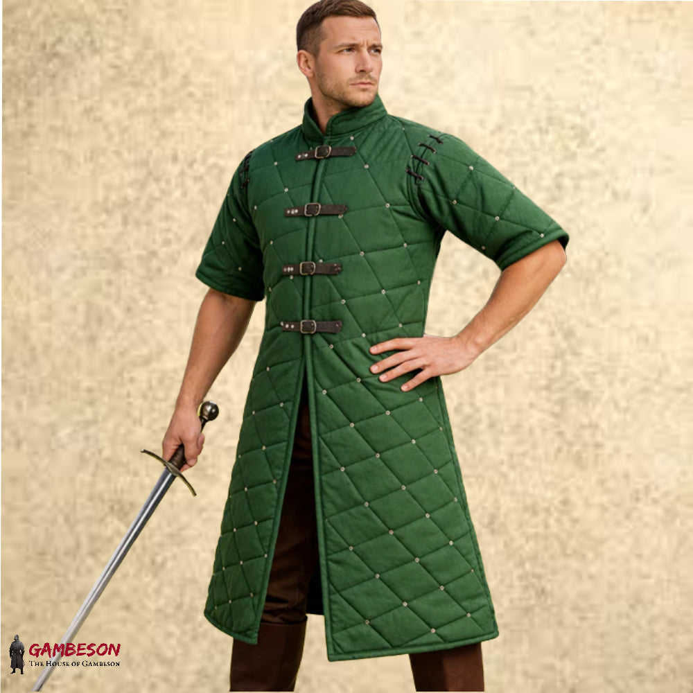 Authentic Men’s Medieval Gambeson – Renaissance Faire & Reenactment Costume