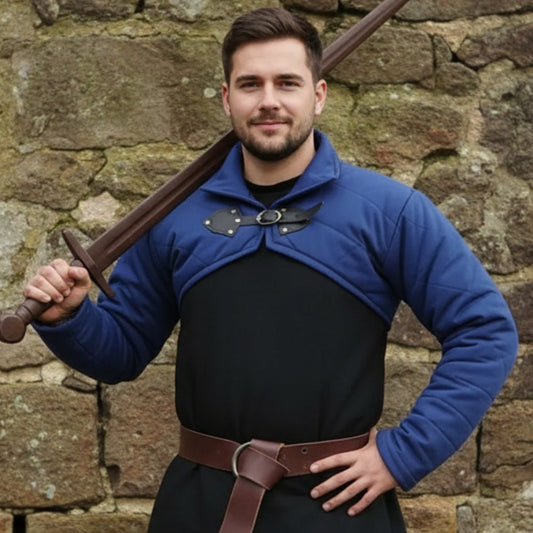 Medieval Viking LARP Costume – Cotton Gambeson Jacket with Sleeves