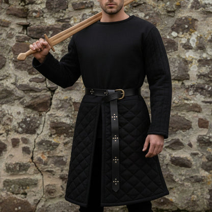 Medieval Gambeson – Padded Armor Tunic for LARP & Reenactment