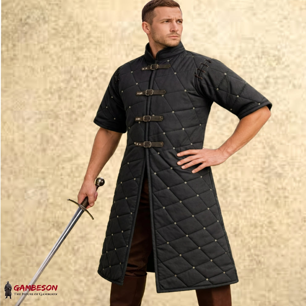 Authentic Men’s Medieval Gambeson – Renaissance Faire & Reenactment Costume