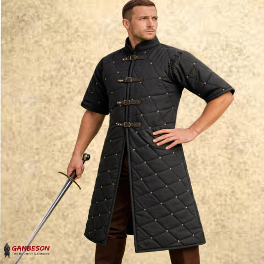 Authentic Men’s Medieval Gambeson – Renaissance Faire & Reenactment Costume