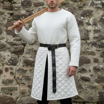 Medieval Gambeson – Padded Armor Tunic for LARP & Reenactment
