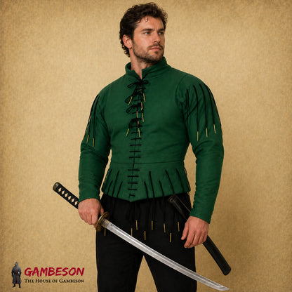 Viking Gambeson Cotton Padded Doublet for Medieval Events