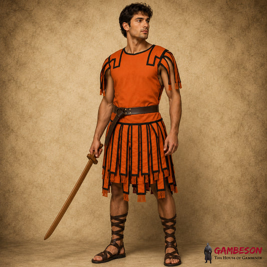 Roman Subarmalis – Wine with White Trim | Roman Soldier Military Costume